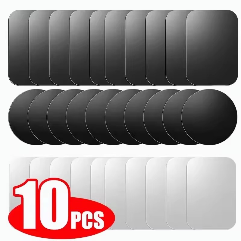 Phone Accessories Quotes - 5/10 個磁気金属プレートディスク自動車電話ホルダーステッカー磁気パッチステッカータブレット携帯電話車スタンドマウント用