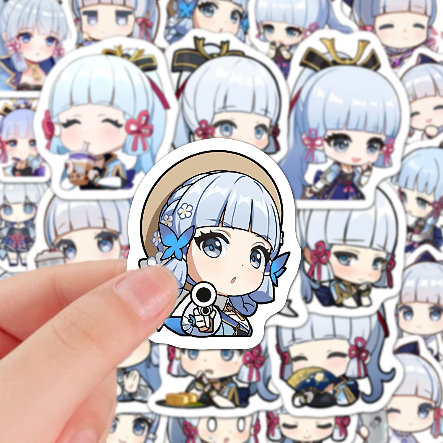 Phone Accessories In China - 神里あやか 60 個原神アニメ学生ステッカー装飾ラップトップ電話スーツケースノートブックラベル文具ステッカー