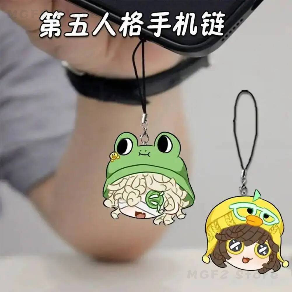 Phone Accessories In China - V アイデンティティフロリアンブランドトレーシーレズニクコスプレアクリル携帯電話チェーンペンダントストラップバッグバックパックペンダント装飾ギフト