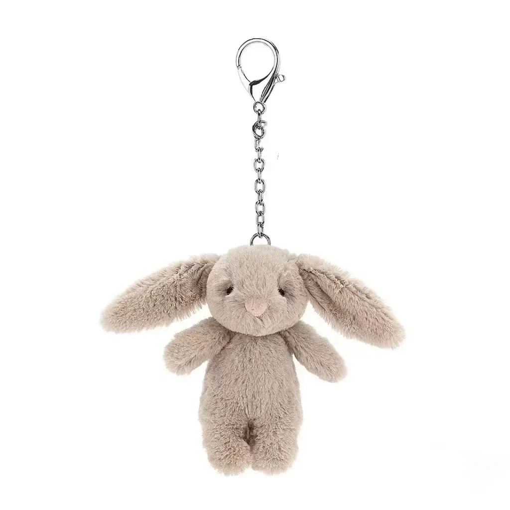Phone Accessories Jewelry - ぬいぐるみかわいい漫画ウサギキーホルダー愛ポンポン小物おもちゃガールバッグ車のキーホルダー携帯電話ペンダントジュエリーギフト