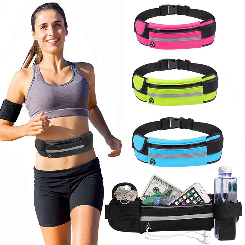 Phone Accessories In China - スポーツファニーパック女性ランニングウエストバッグ男性ベルトバッグ電話ジムバッグ水水分補給バックパックランニングサイクリングアクセサリー