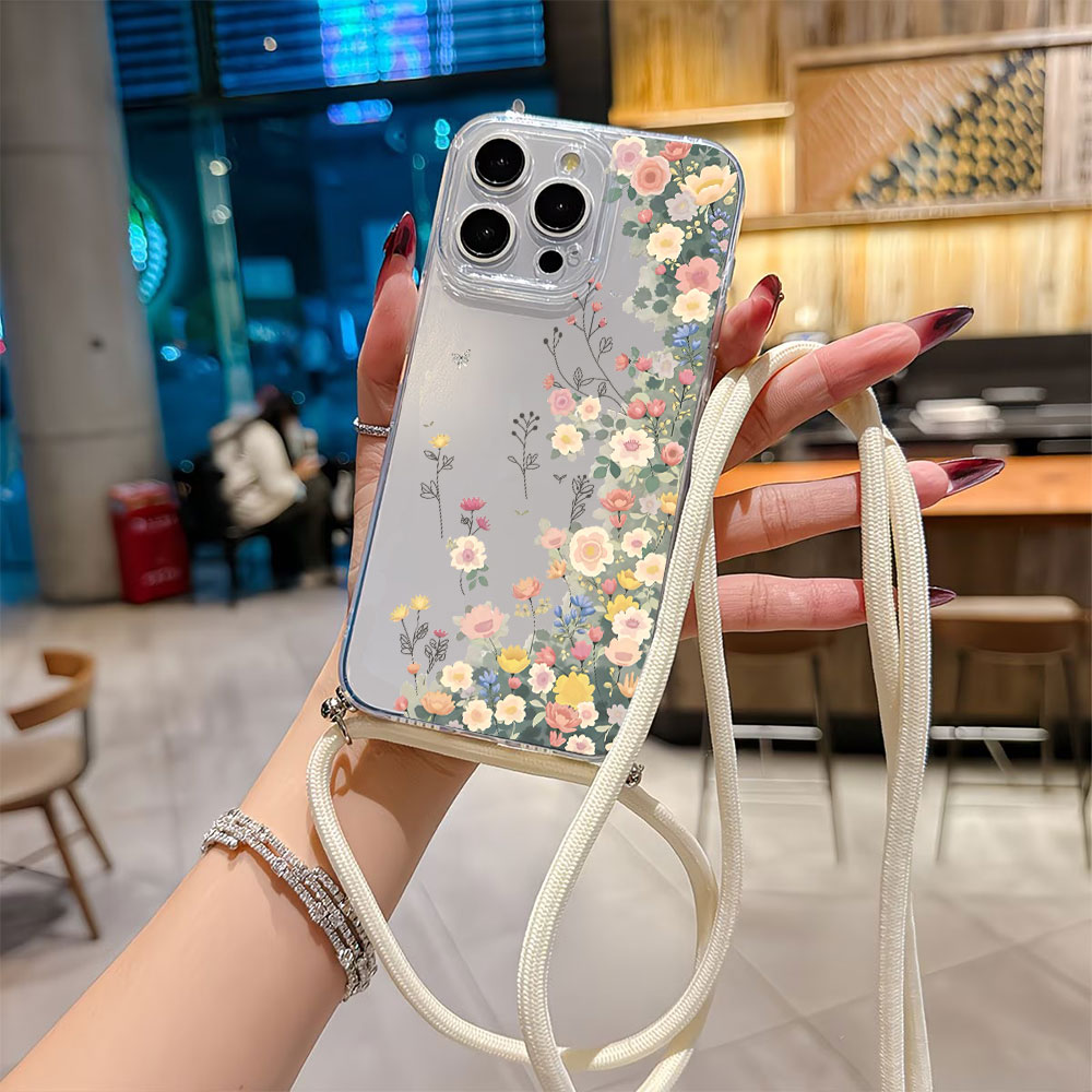 Phone Accessories Quotes - クロスボディランヤードストラップ付きスマホケース iPhone 17 16 15 14