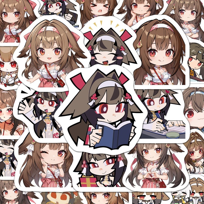 Phone Zone Accessories - 60枚入り ゼンレスゾーンゼロ イェ・シュングァン アニメ学生ステッカー デコレーション ノートパソコン