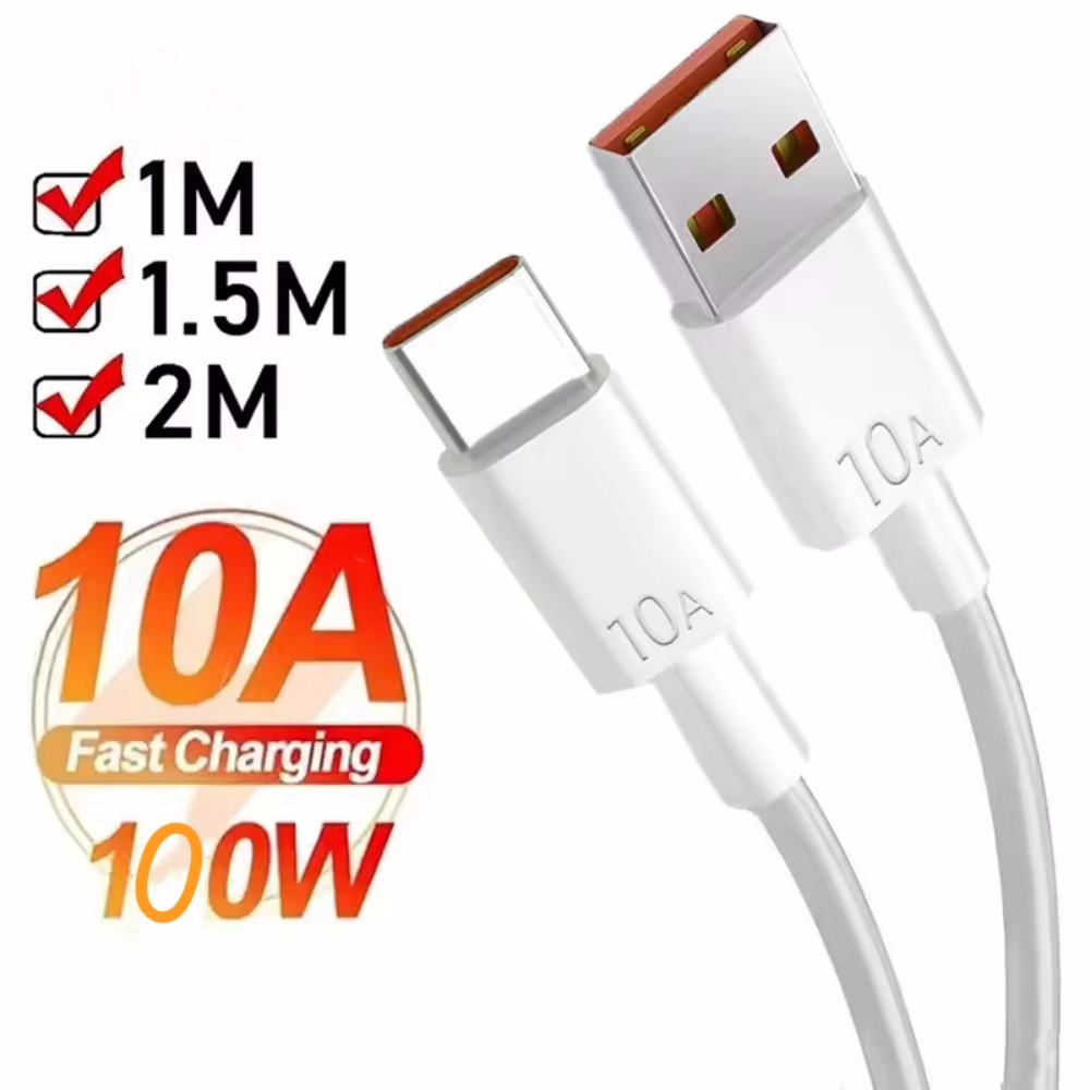 Huawei Mate 60 - 100W 10A USB Type-Cデータケーブル 超急速充電ケーブル Xiaomi