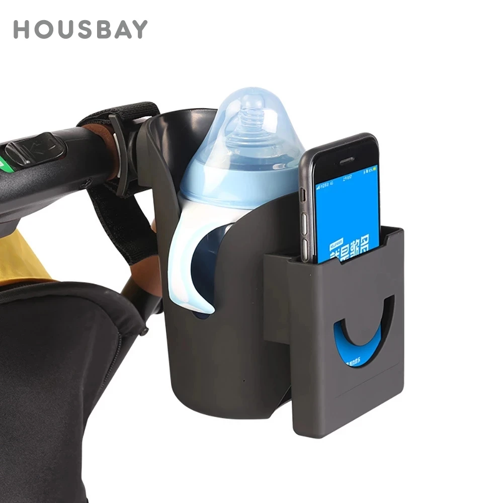 Phone Accessories Baby - カップホルダーベビーカー用ベビーカー水ボトルサポート携帯電話ホルダーユニバーサルベビーカーベビーカーアクセサリー Abs