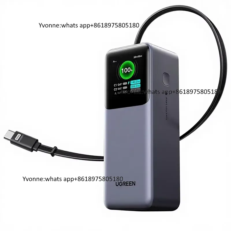 Fast Charging Cable - Nexode 20000mAh 165W パワーバンク USB-Cケーブル 100W入力