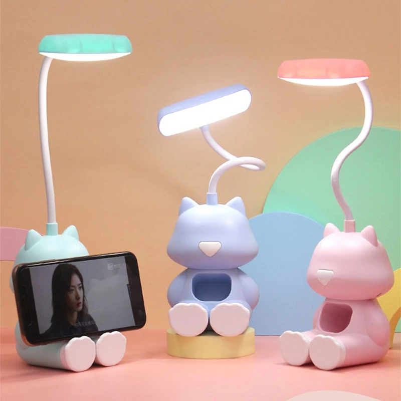 電話ホルダー付きのクリエイティブなLEDデスクランプ,ベッド - Phone Accessories Baby のレビューと価格
