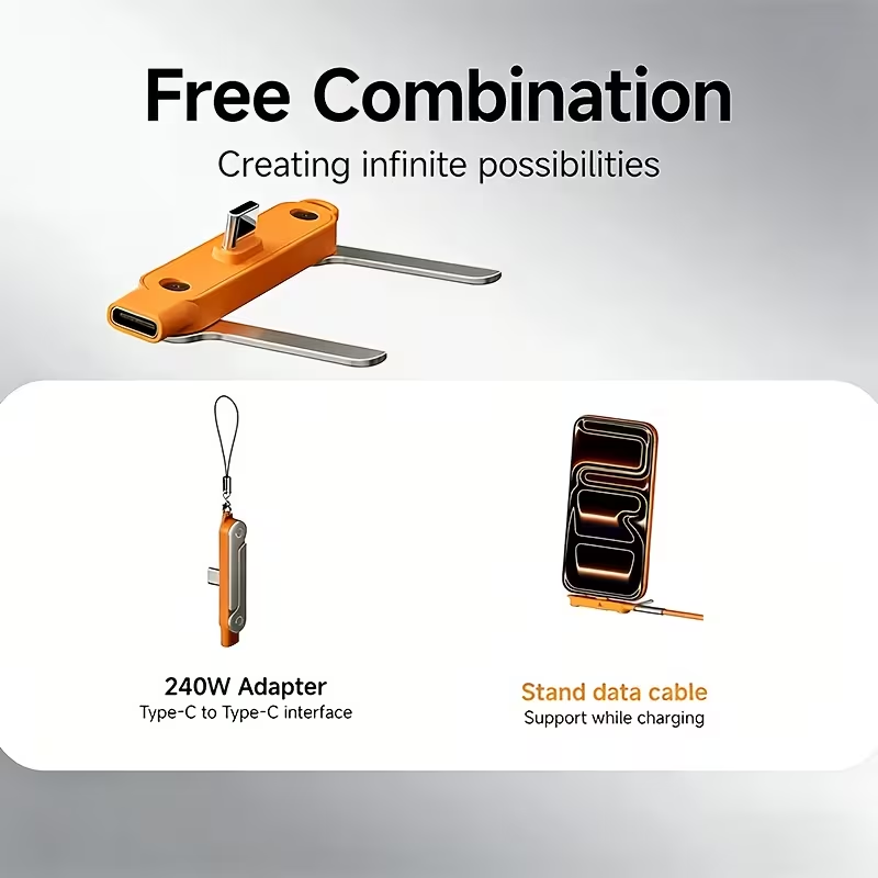 240W タイプCアダプター急速充電90 °   エルボーブ - Fast Charging Cable のレビューと価格