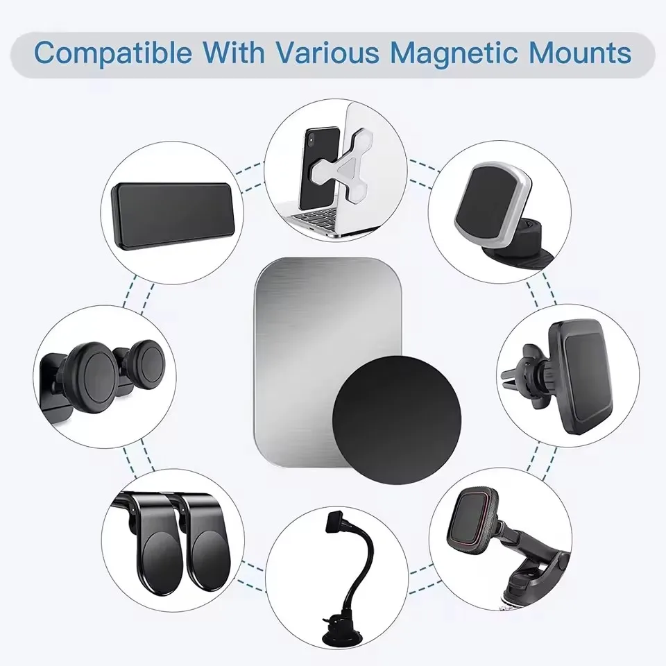 磁気式車載スマホホルダー用金属プレートディスク 薄い鉄板ステ - Phone Accessories Quotes のレビューと価格