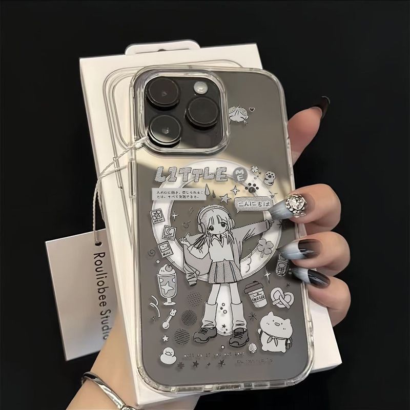可愛いアニメ甘いアニメガールのスマホケース、マグネット式iP - Phone Accessories For Girls のレビューと価格