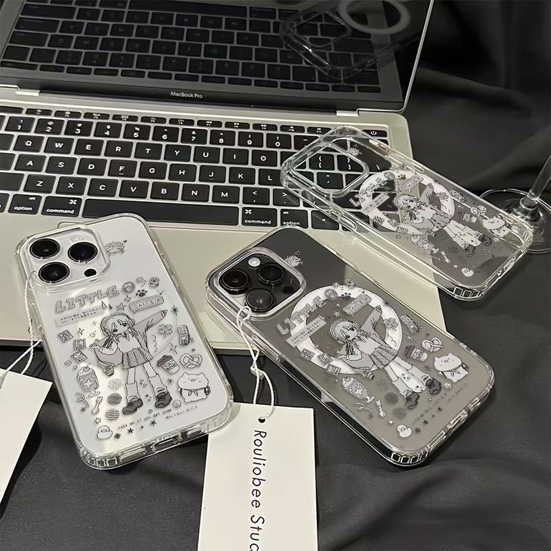 可愛いアニメ甘いアニメガールのスマホケース、マグネット式iP - Phone Accessories For Girls のレビューと価格