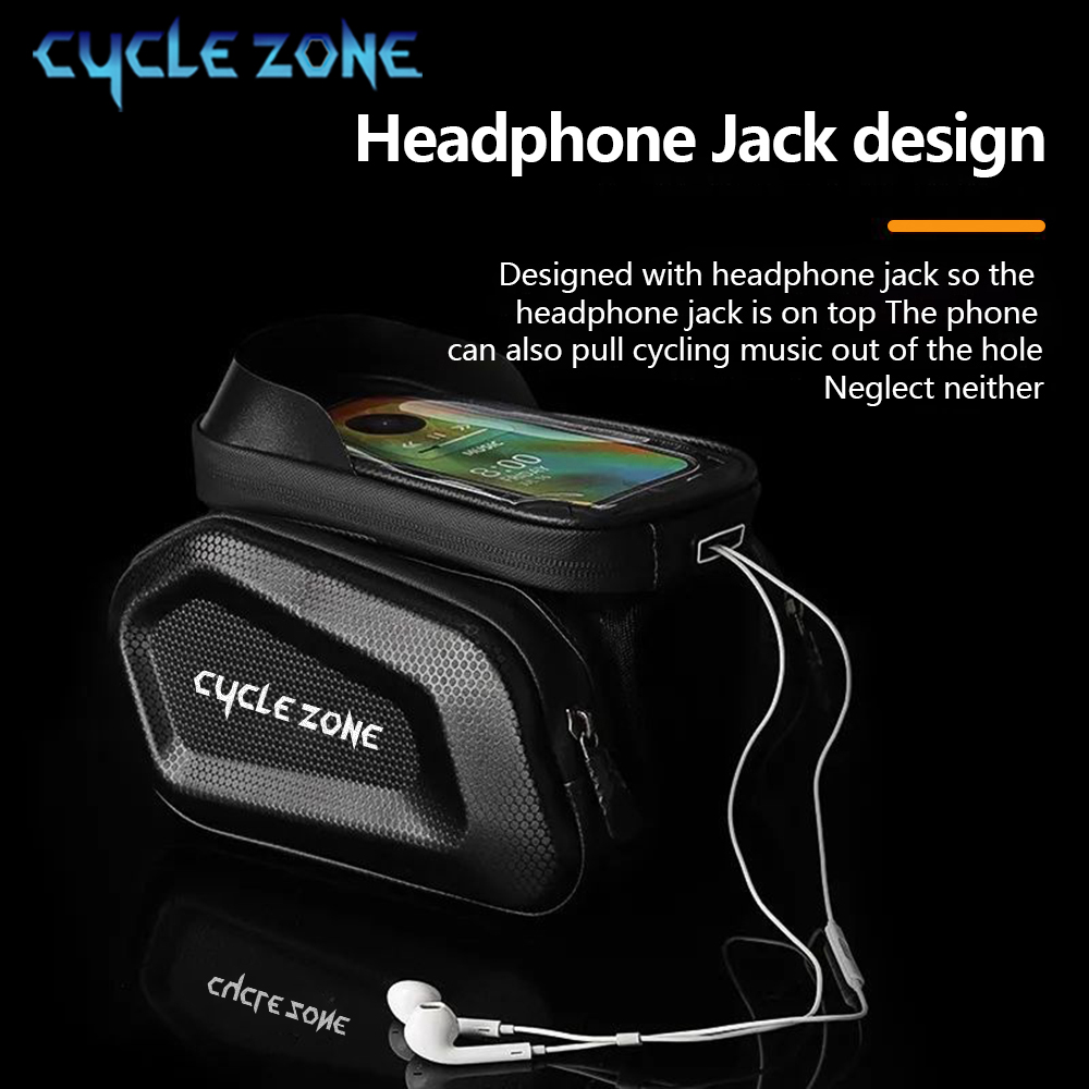 自転車電話バッグバイクトップフロントチューブフレームバッグサ - Phone Zone Accessories のレビューと価格