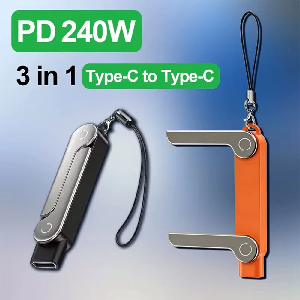 1個入り フラット型Type-C携帯電話充電ブラケットアダプ - Fast Charging Cable のレビューと価格