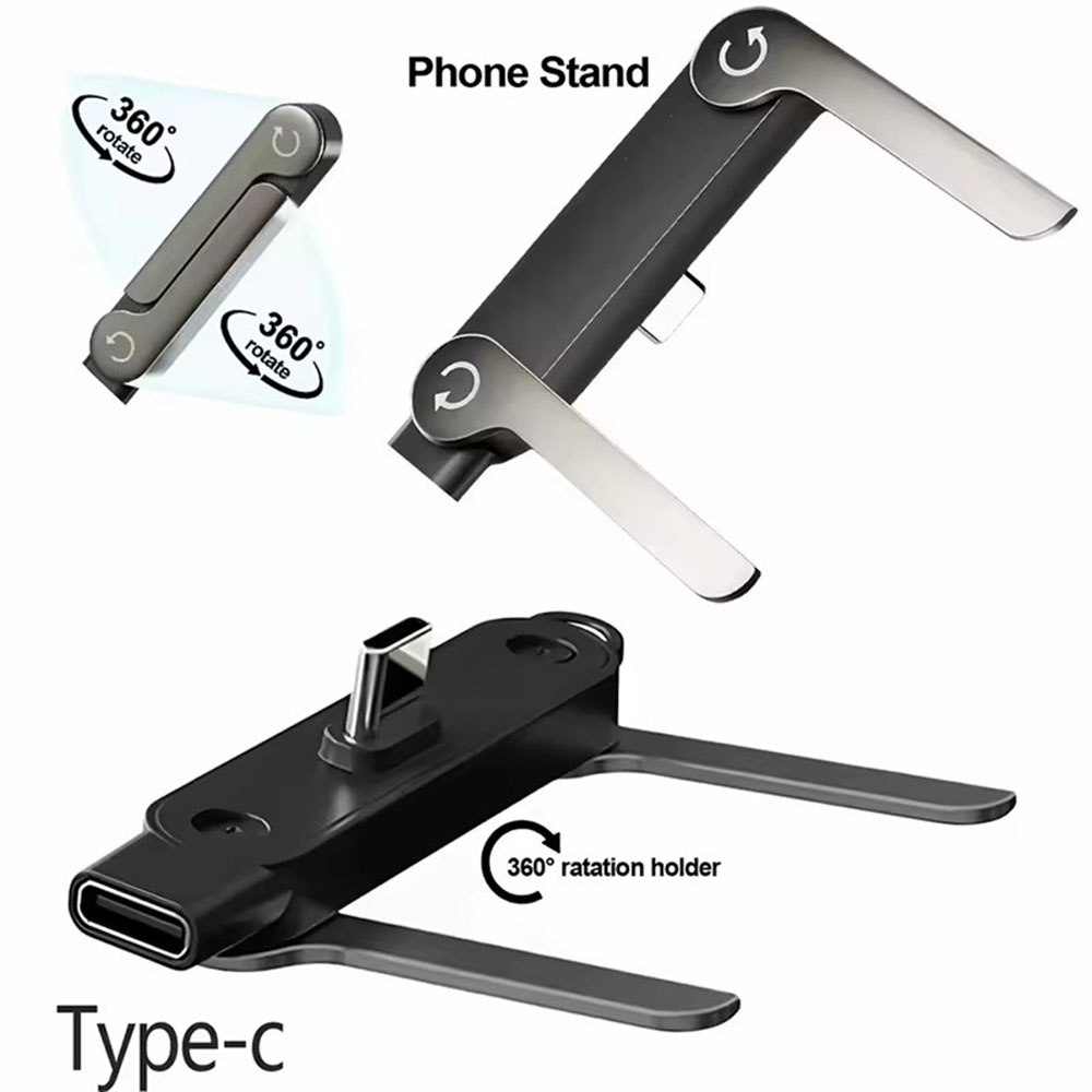 1個入り フラット型Type-C携帯電話充電ブラケットアダプ - Fast Charging Cable のレビューと価格