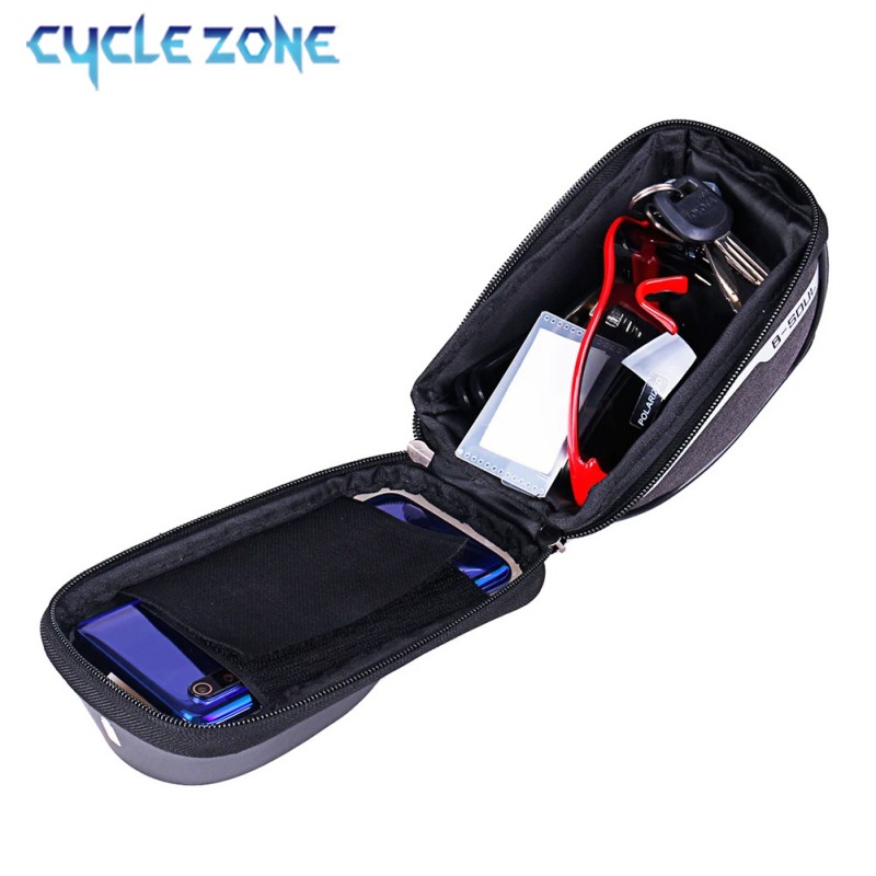 マウンテンバイクバッグタッチスクリーンサイクリングハンドルバ - Phone Zone Accessories のレビューと価格