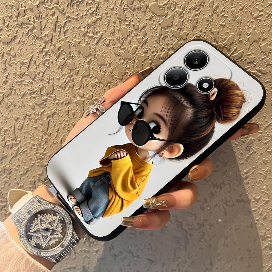漫画の女の子柄のXiaomi Redmi Note 14 1 - Phone Accessories For Girls のレビューと価格