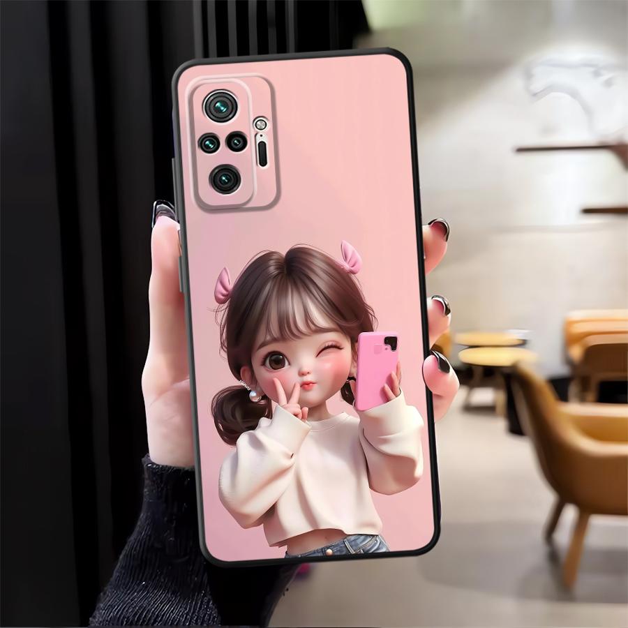 漫画の女の子柄のXiaomi Redmi Note 14 1 - Phone Accessories For Girls のレビューと価格