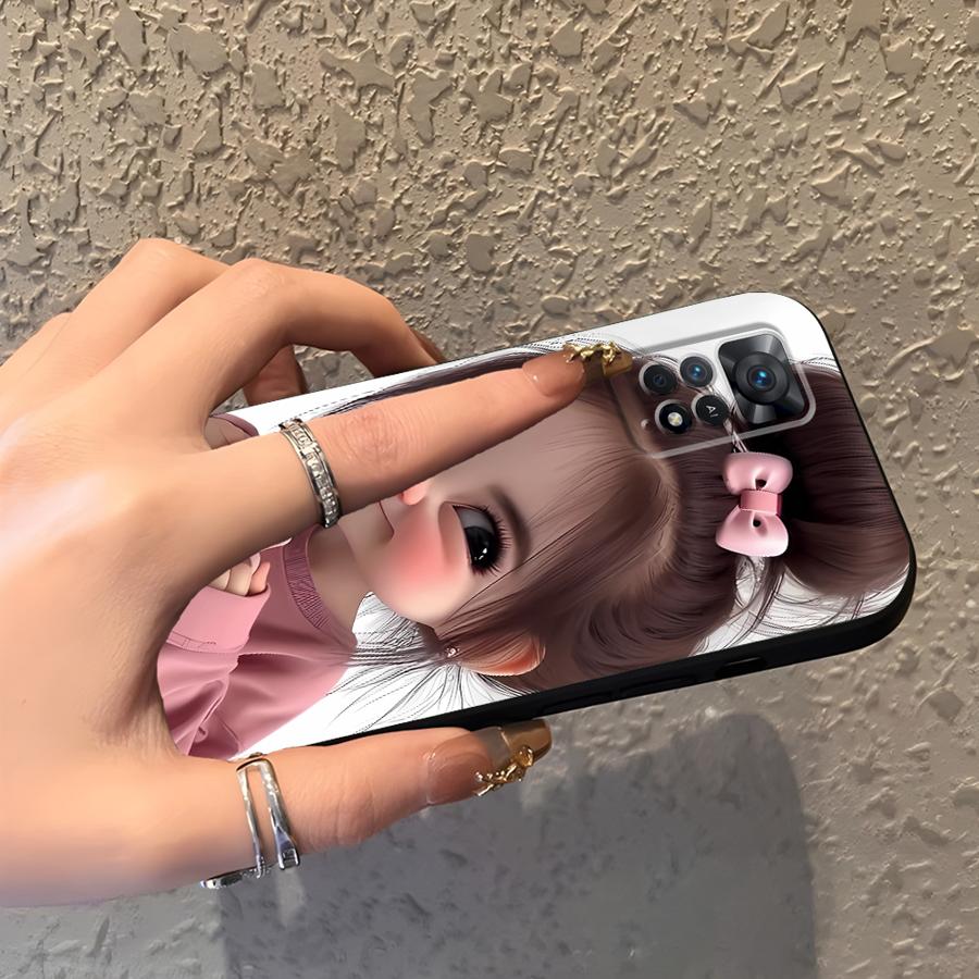 漫画の女の子柄のXiaomi Redmi Note 14 1 - Phone Accessories For Girls のレビューと価格