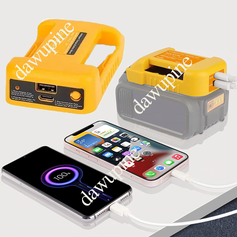 デウォルト18V用USB Type-C電源アダプターバンク、 - Phone Accessories Types のレビューと価格