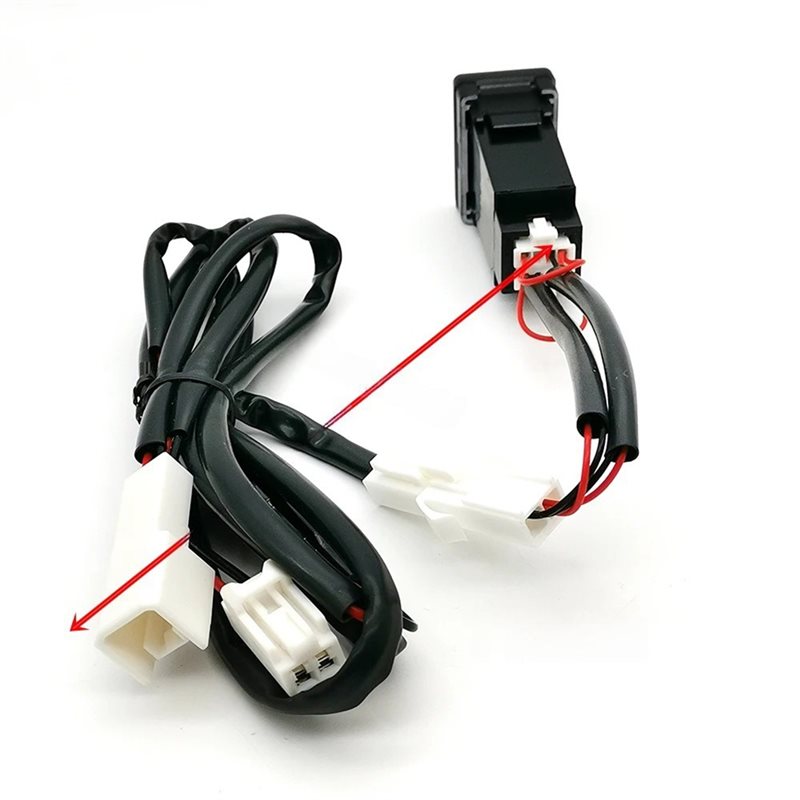 ケーブルアクセサリー ブルーライト 車載QC3.0 USB  - Phone Accessories Types のレビューと価格