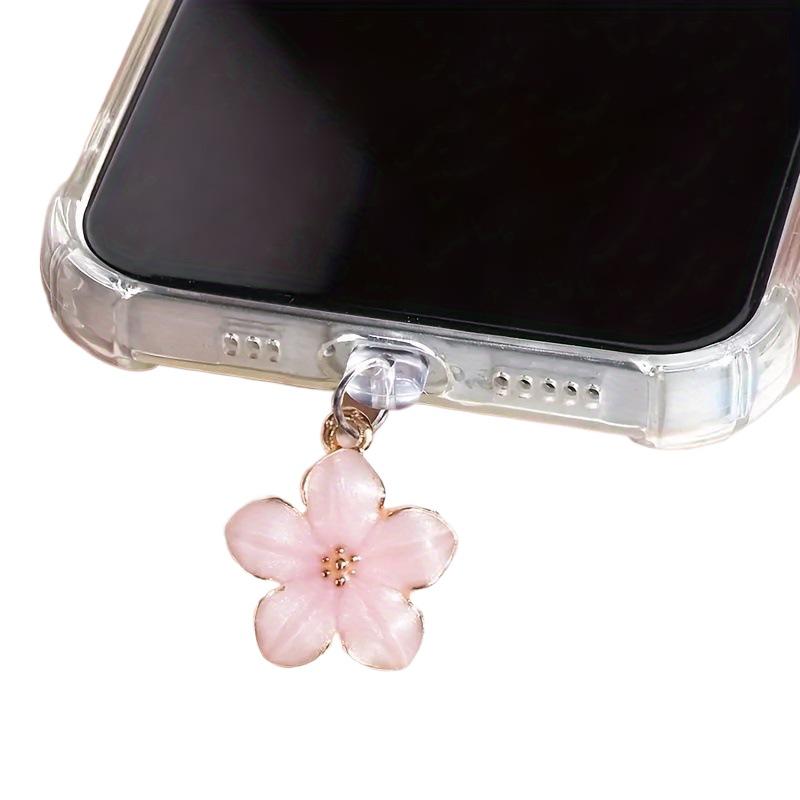 桜の花電話ダストプラグアクセサリー装飾ぶら下げペンダント I - Phone Accessories Types のレビューと価格