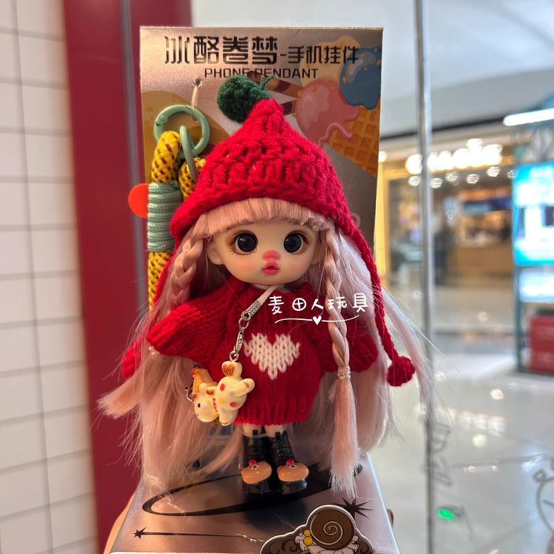 14cmミニドールBJDドレスアップガールビニール人形、交換 - Phone Accessories In China のレビューと価格