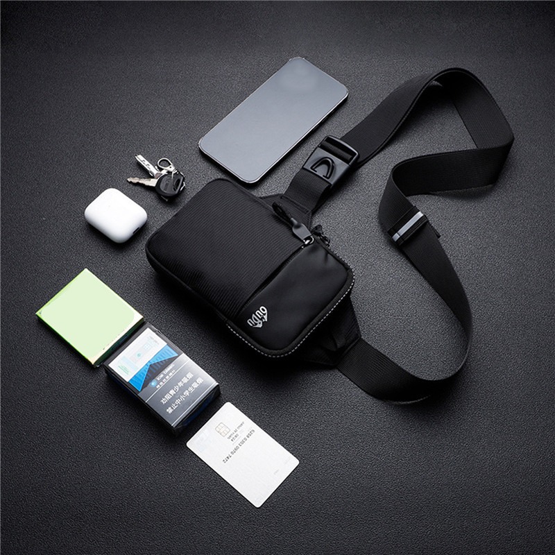 1PC ポータブル防水ナイロンミニスリングチェストバッグ男性 - Phone Accessories In China のレビューと価格
