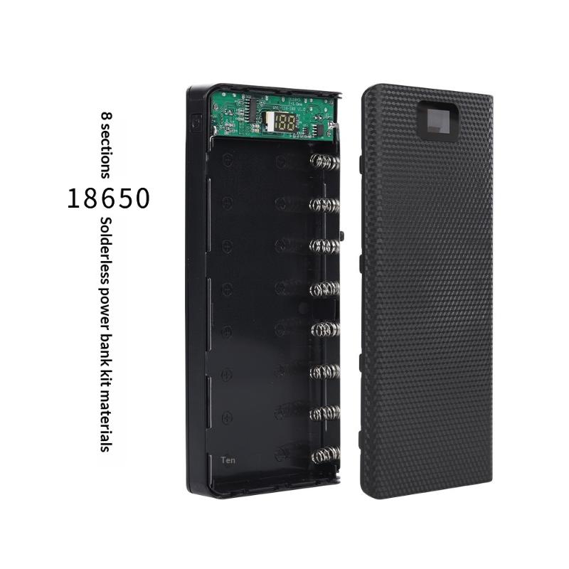 DIY 8*18650 バッテリーパワーバンクケース充電収納 - Phone Accessories Types のレビューと価格