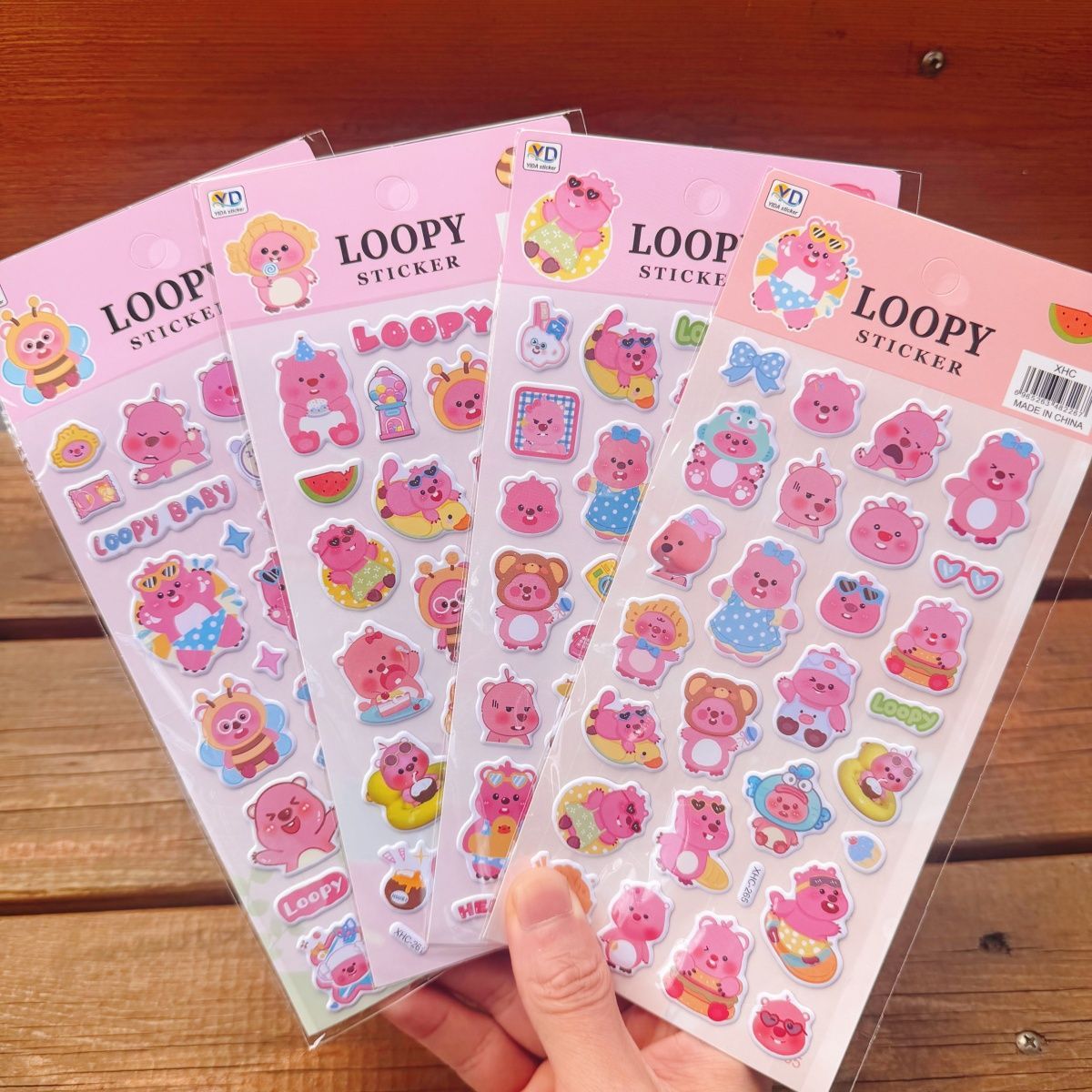 新しいポロロアニメのかわいいループ状3Dフォームステッカー、 - Phone Accessories Quotes のレビューと価格