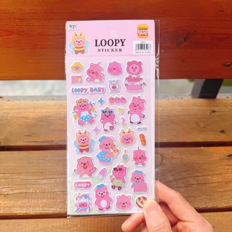 新しいポロロアニメのかわいいループ状3Dフォームステッカー、 - Phone Accessories Quotes のレビューと価格