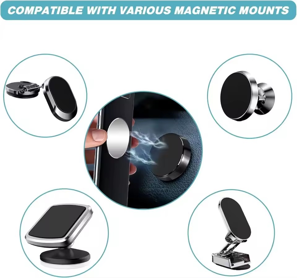 50/1 個金属プレートディスク用マグネット自動車電話ホルダ - Phone Accessories Quotes のレビューと価格
