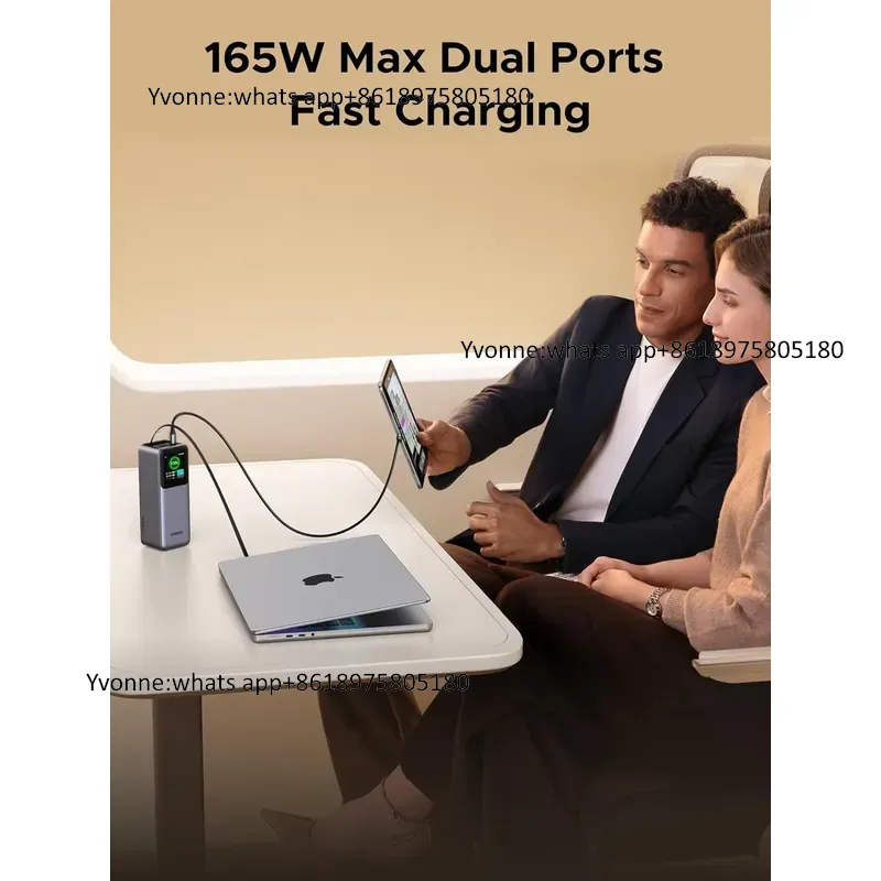 Nexode 20000mAh 165W パワーバンク US - Fast Charging Cable のレビューと価格
