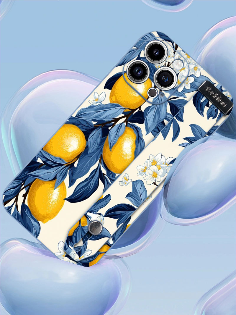 フルーツレモンカラフルスターフラワーアート柄リストストラップ - Phone Accessories Quotes のレビューと価格