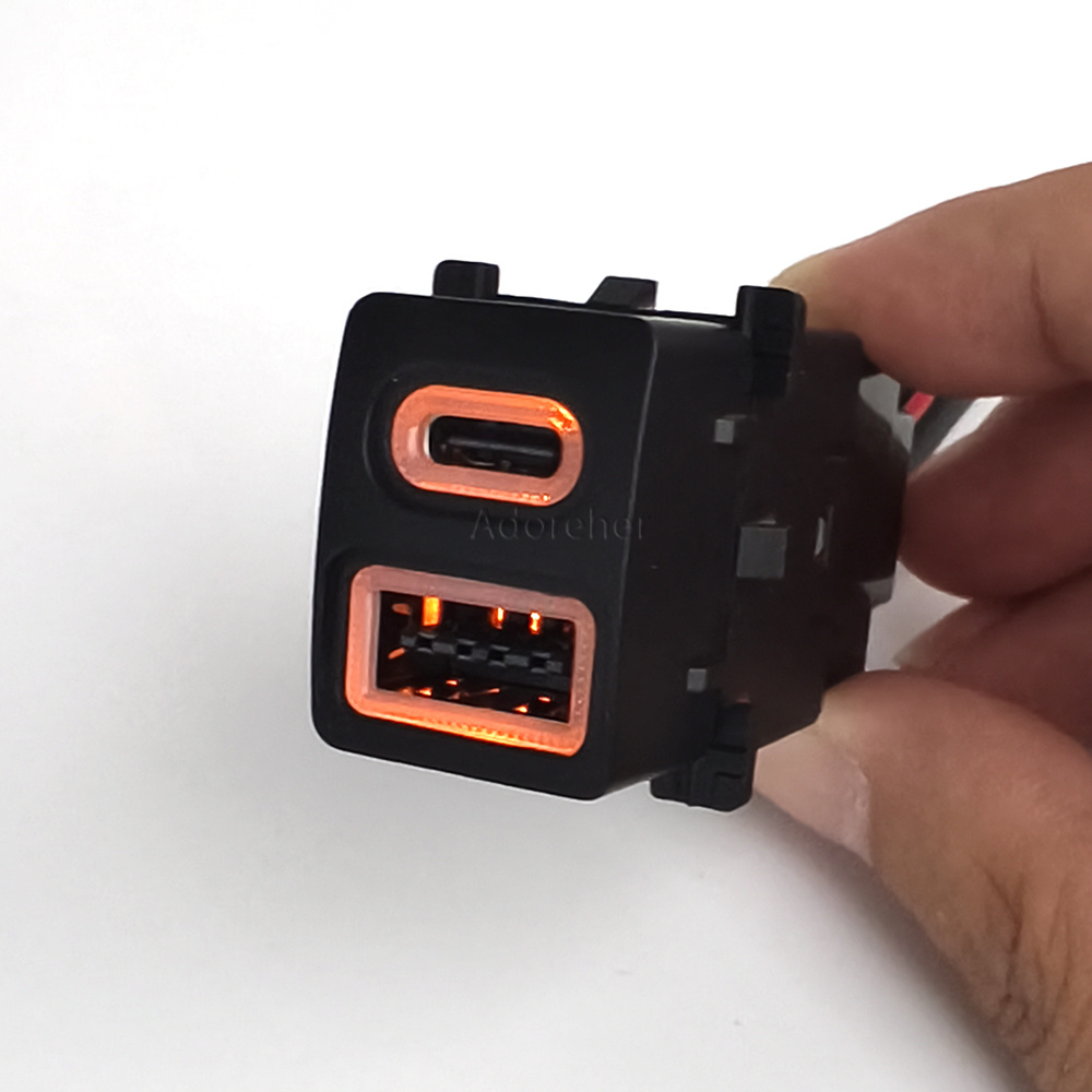 改造車用USB QC3.0 Type-C PDソケット電話充 - Phone Accessories Types のレビューと価格