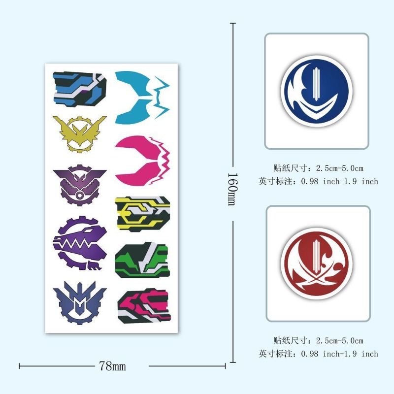 60 枚の仮面ライダーロゴステッカークリエイティブデカール防 - Phone Accessories Quotes のレビューと価格